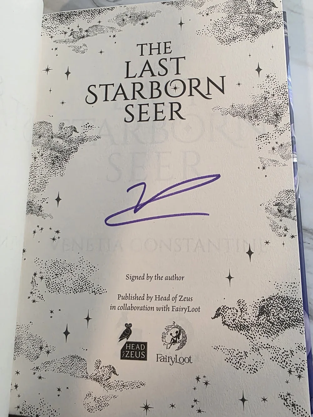 FairyLoot Exclusive Edition – The Last Starborn Seer by Venetia Constantine - Picture 10 of 10